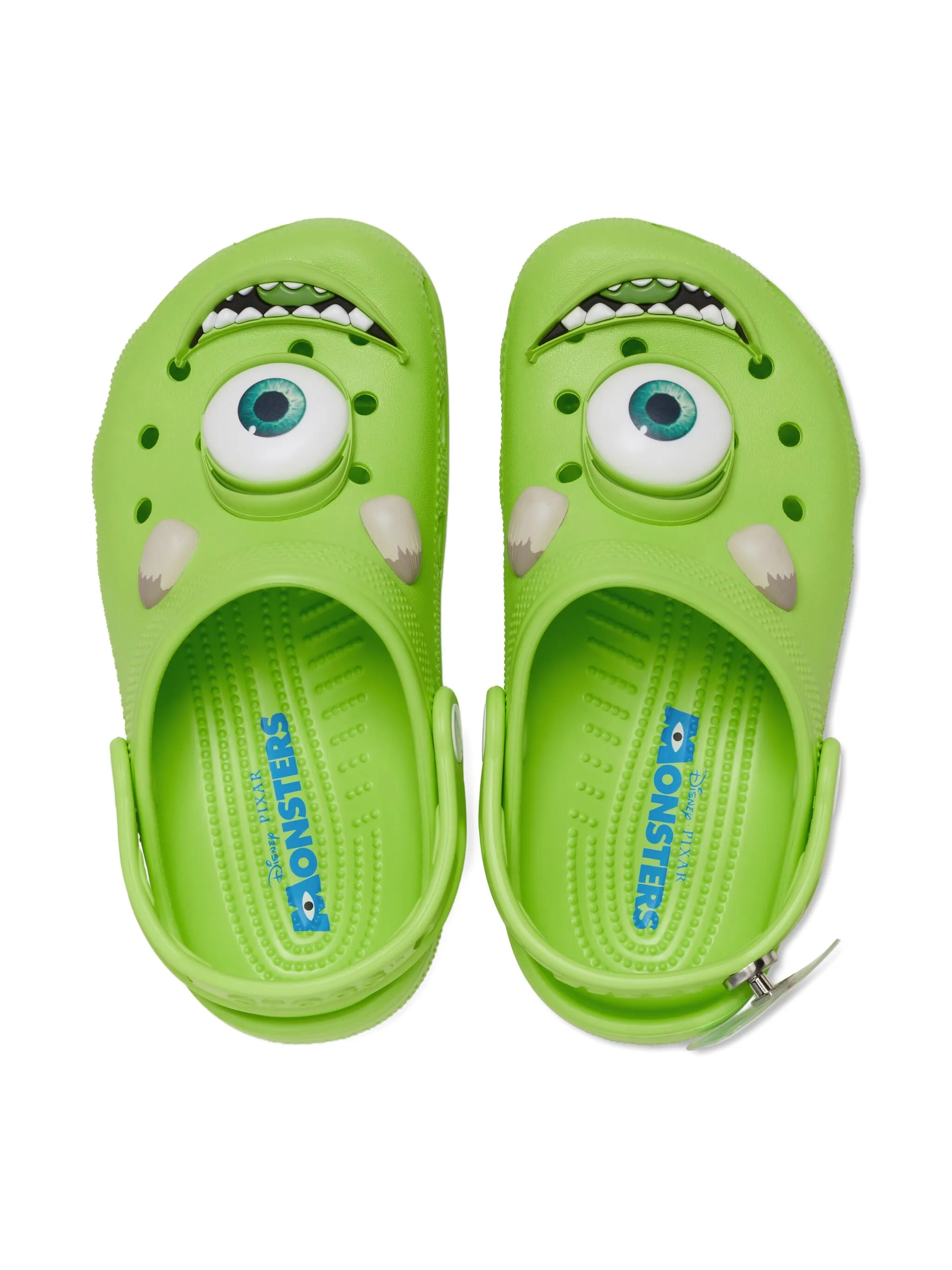 Клоги Mike из коллаборации с Monsters Inc Crocs Kids, зеленый — фото 3