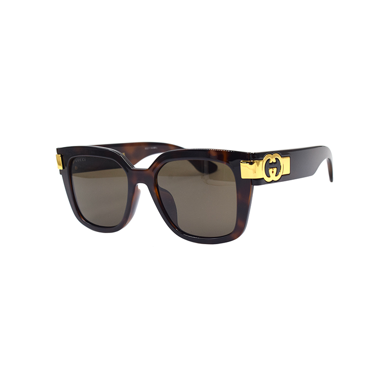 GUCCI Специализированные очки для овальной формы лица, Tortoiseshell — фото 2