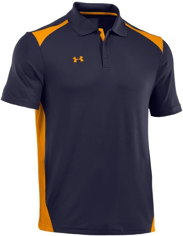 

Under Armour женская поло Team Colorblock, Navy/Steeltown Gold