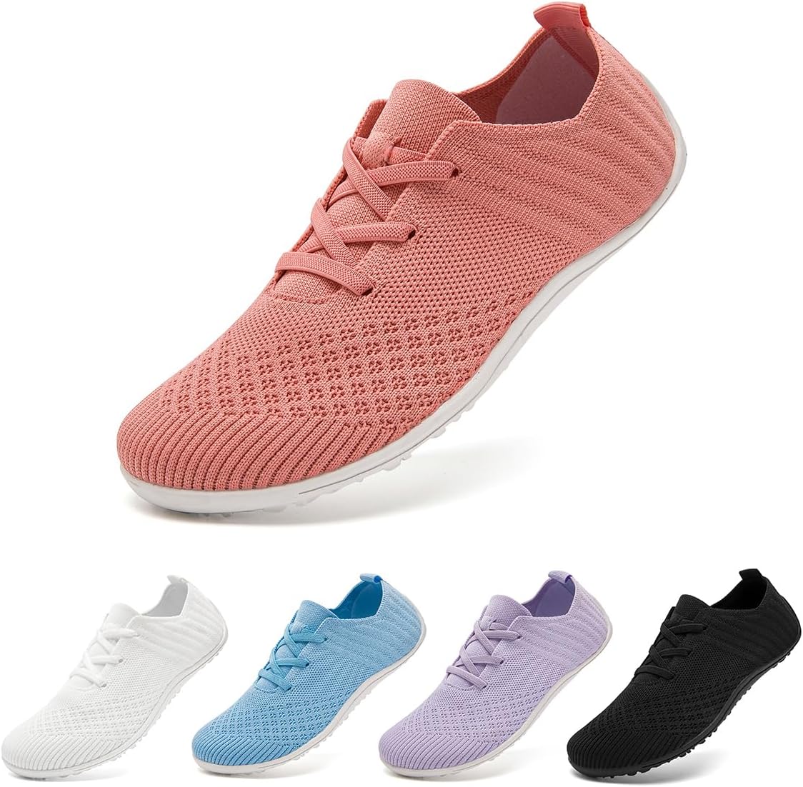 

Кроссовки для ходьбы и тенниса для мужчин и женщин, спортивные, для бега по дороге, тренировки, с противоскользящей подошвой, унисекс, из сетки, для спортзала, легкие, повседневные, без шнурков Gdebyz, красный