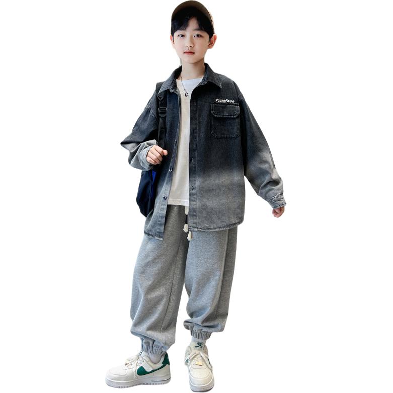 

Детская повседневная рубашка с лацканом Moderate EASTERN CAMEL, черный