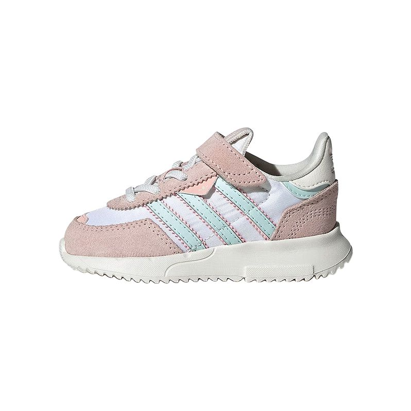 

Антискользящие износостойкие низкие кроссовки Retropy F2 для малышей Adidas Originals, розовый/белый