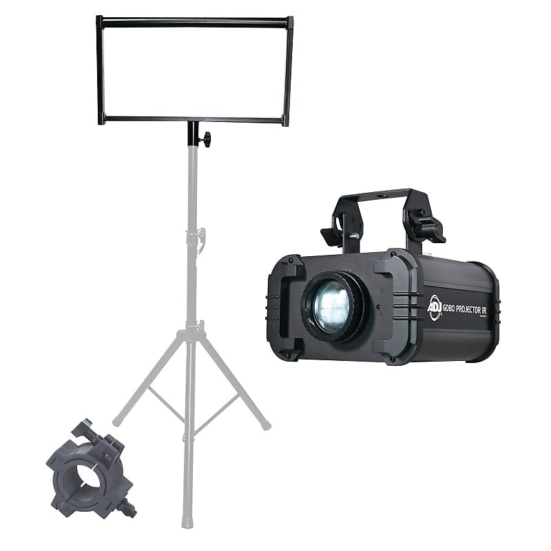 

Светодиодный проектор American DJ ADJ GOBO Projector IR LED Indoor Gobo Projector + Lighting Bracket