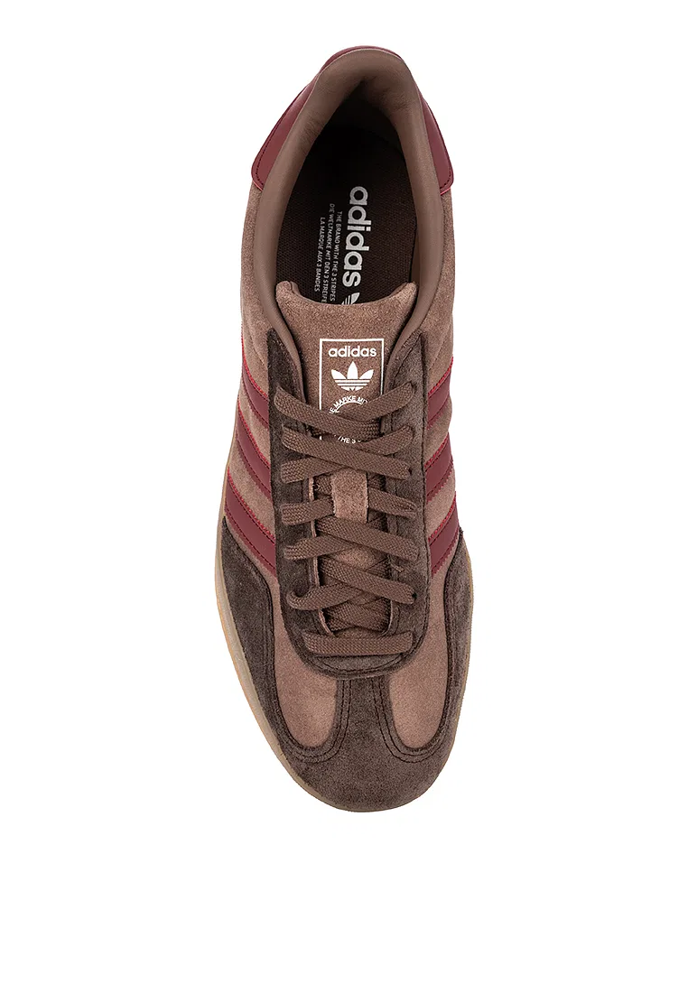 Кроссовки мужские, Gazelle Indoor, Adidas, красный/темно-коричневый — фото 4