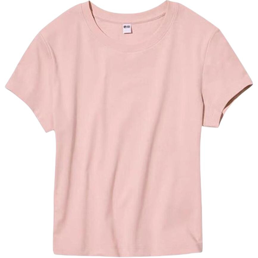 

Футболка женская пастельно-розовая Uniqlo