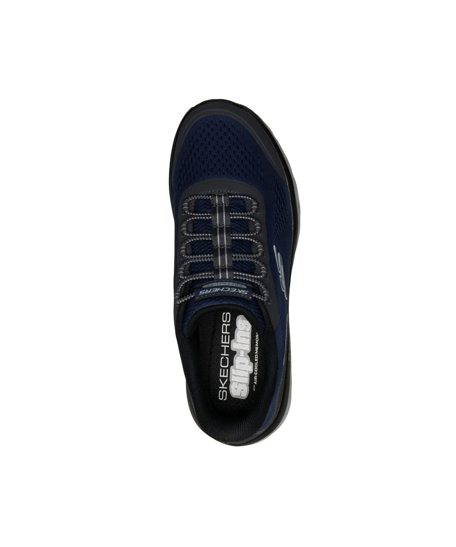 Мужские кроссовки SKECHERS Slip-ins Glide-Step чёрные — фото 2
