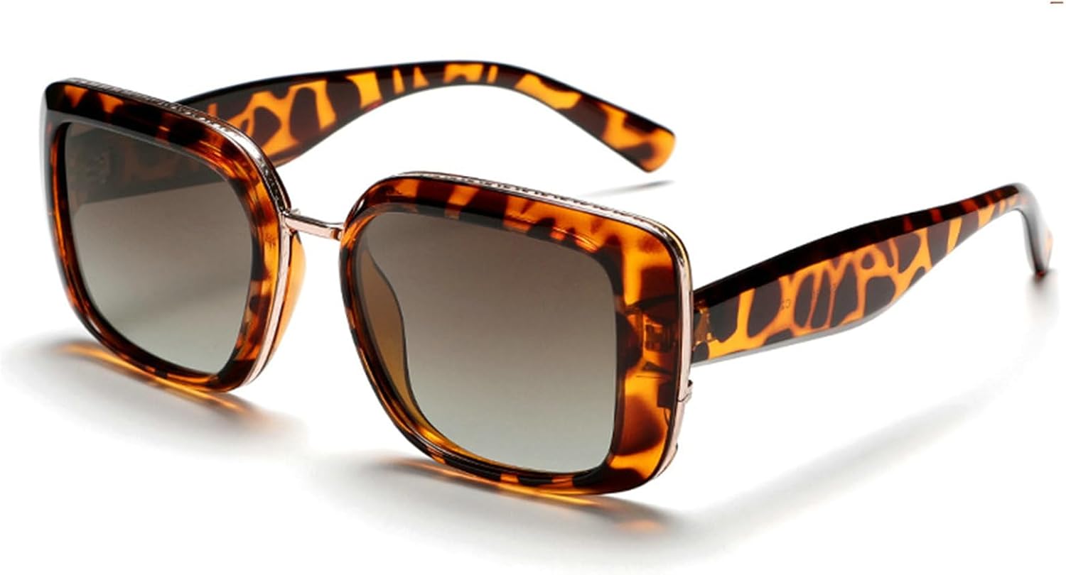 

Солнцезащитные очки Willochra Retro Polarized Square для женщин и мужчин, модные солнцезащитные очки с градиентным переходом цвета, винтажный стиль, защита от УФ-излучения, C2