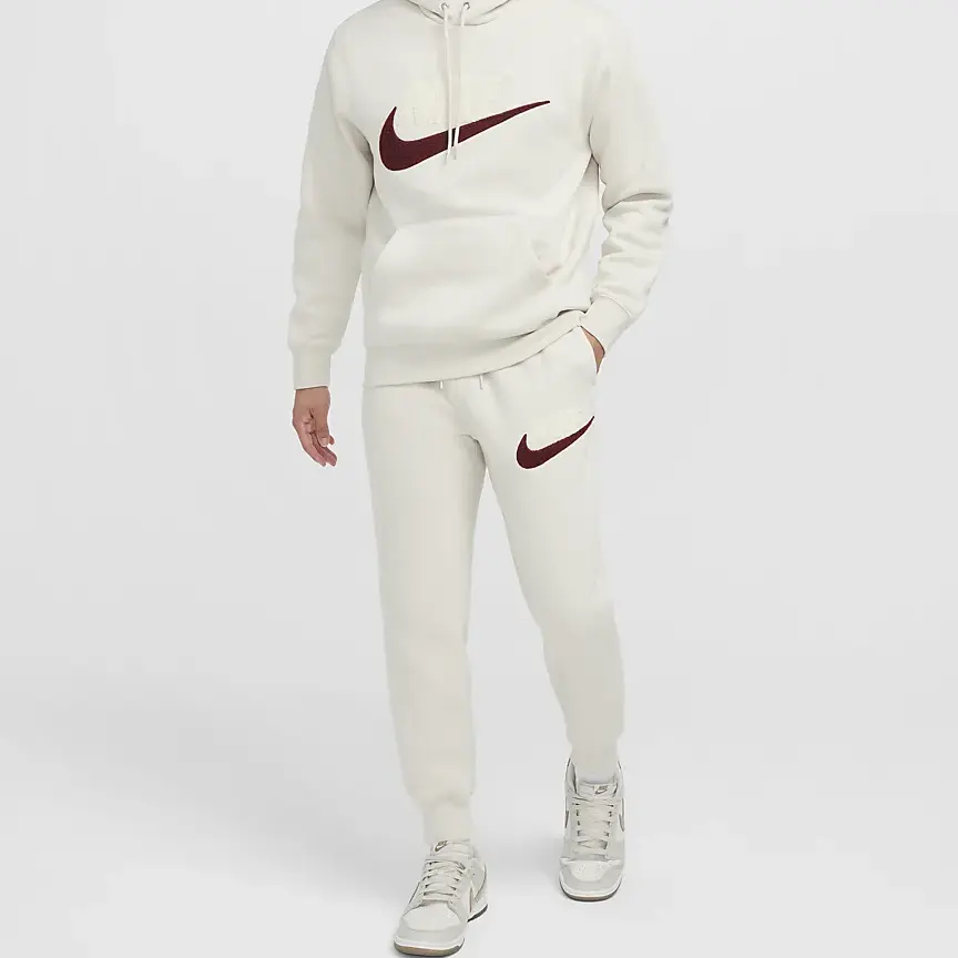 Клубные флисовые повседневные брюки мужские Light Earth Brown Nike, Light Earth Umber — фото 4