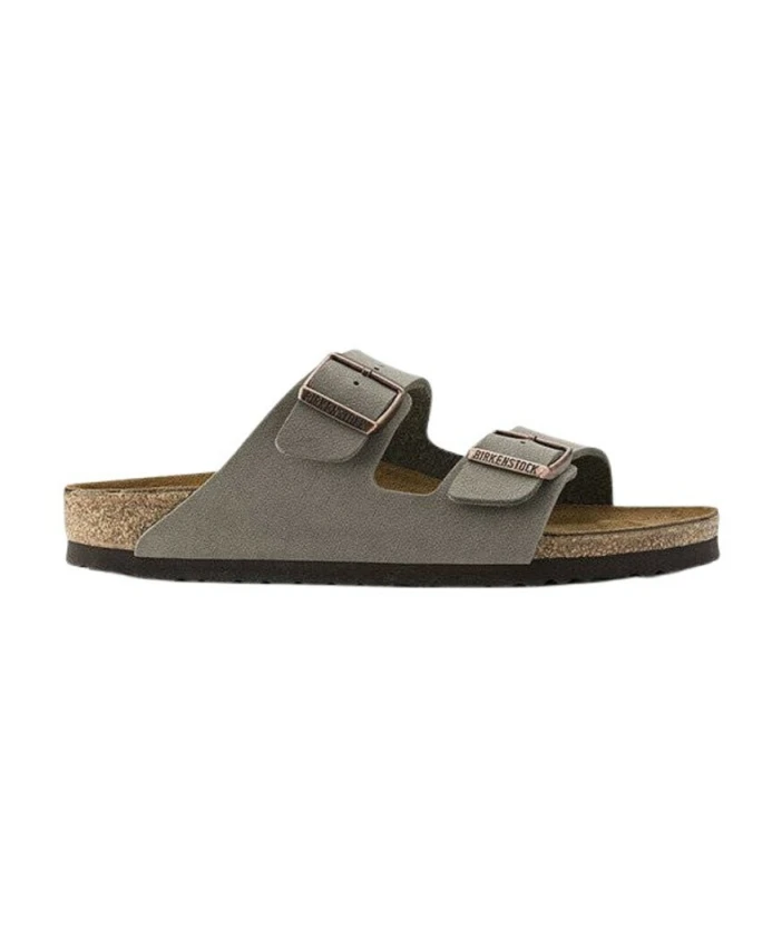 Сандалии Birkenstock Arizona Birkibuc узкие, серый
