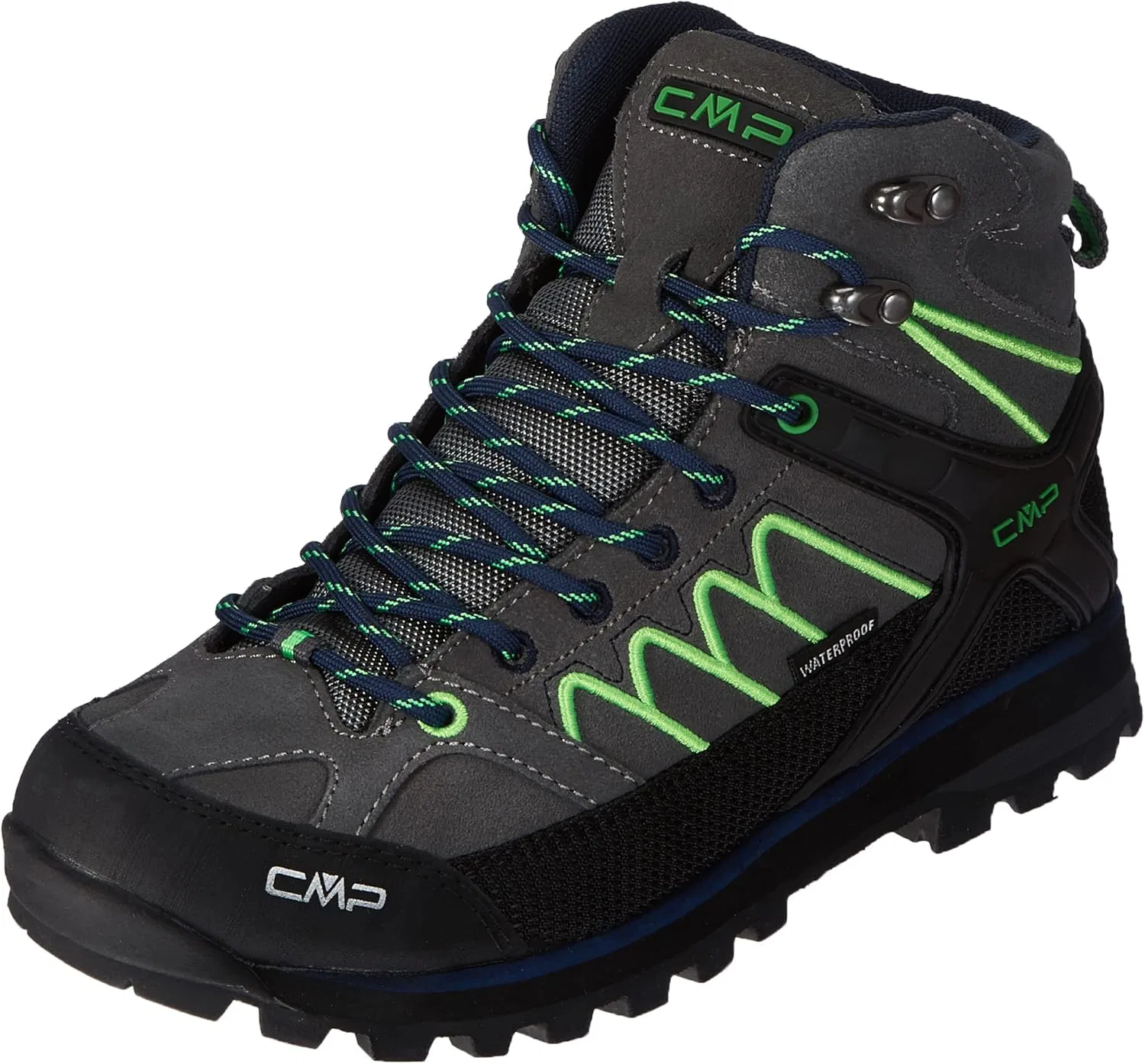 Трекинговые туфли CMP Herren Moon Mid WpTrekking-Schuhe, Grey Verde Fluo