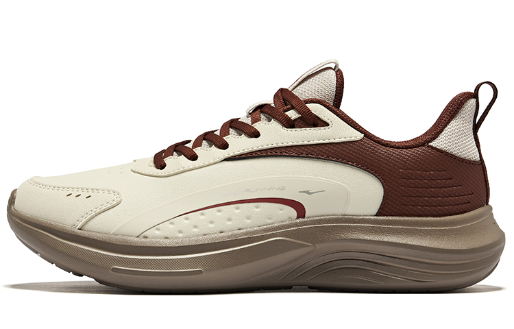 

Амортизирующие износостойкие низкие повседневные кроссовки для бега мужские Pumice Gray Mocha Brown Erke