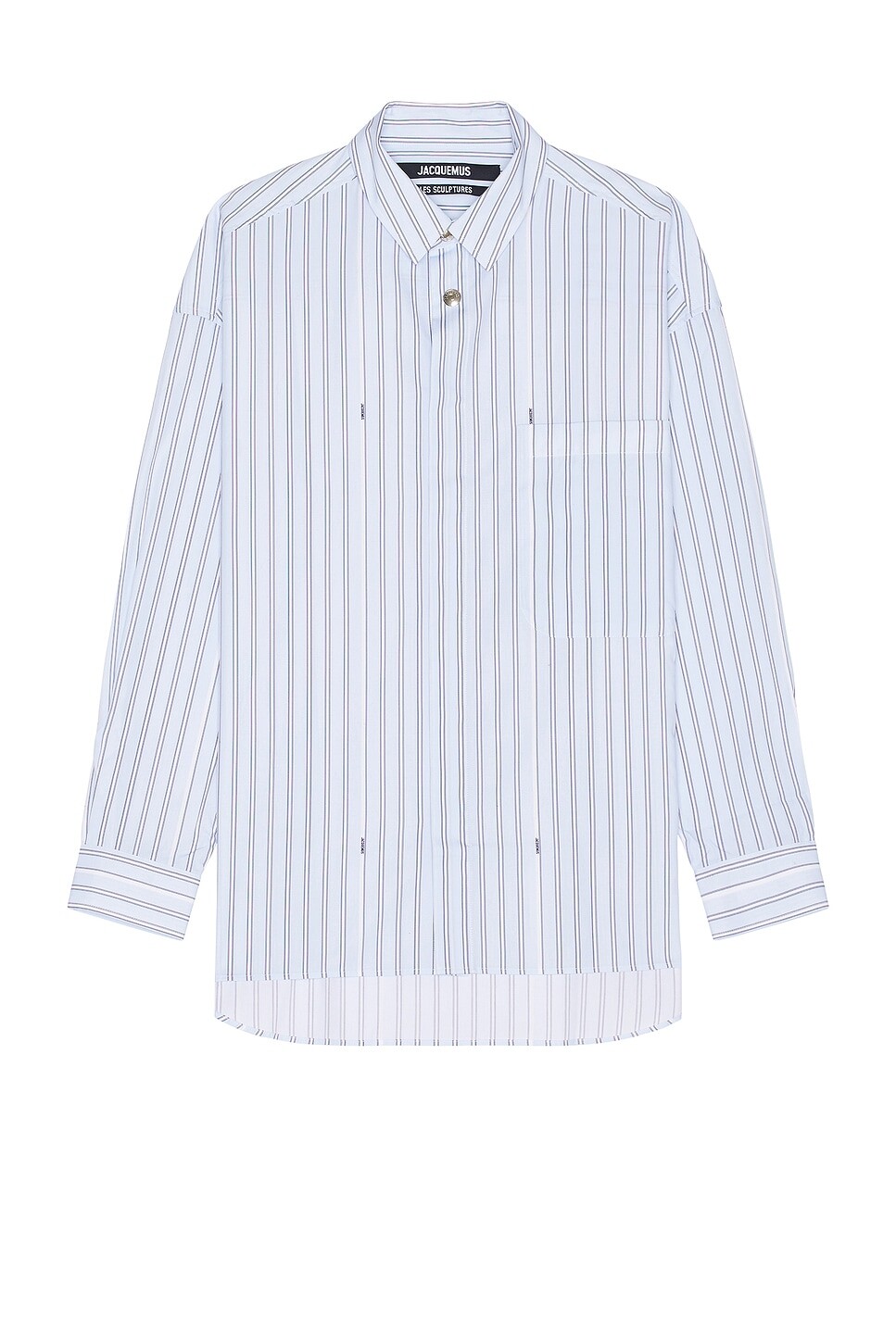 

Рубашка с длинным рукавом Jacquemus, цвет Print Blue Stripe