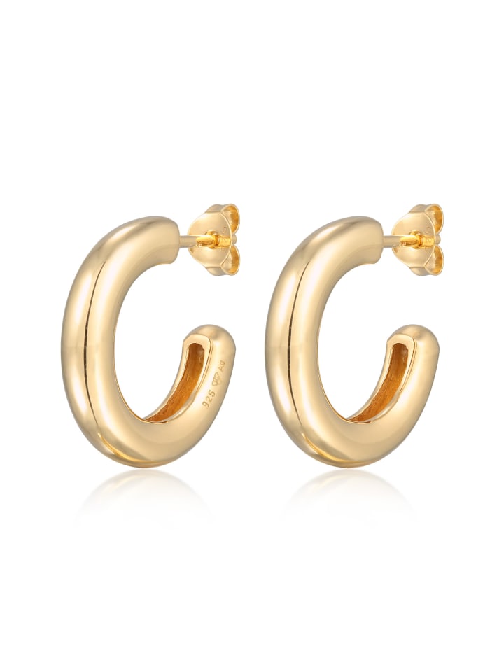 

Elli Серьги из серебра 925 пробы с золотым покрытием