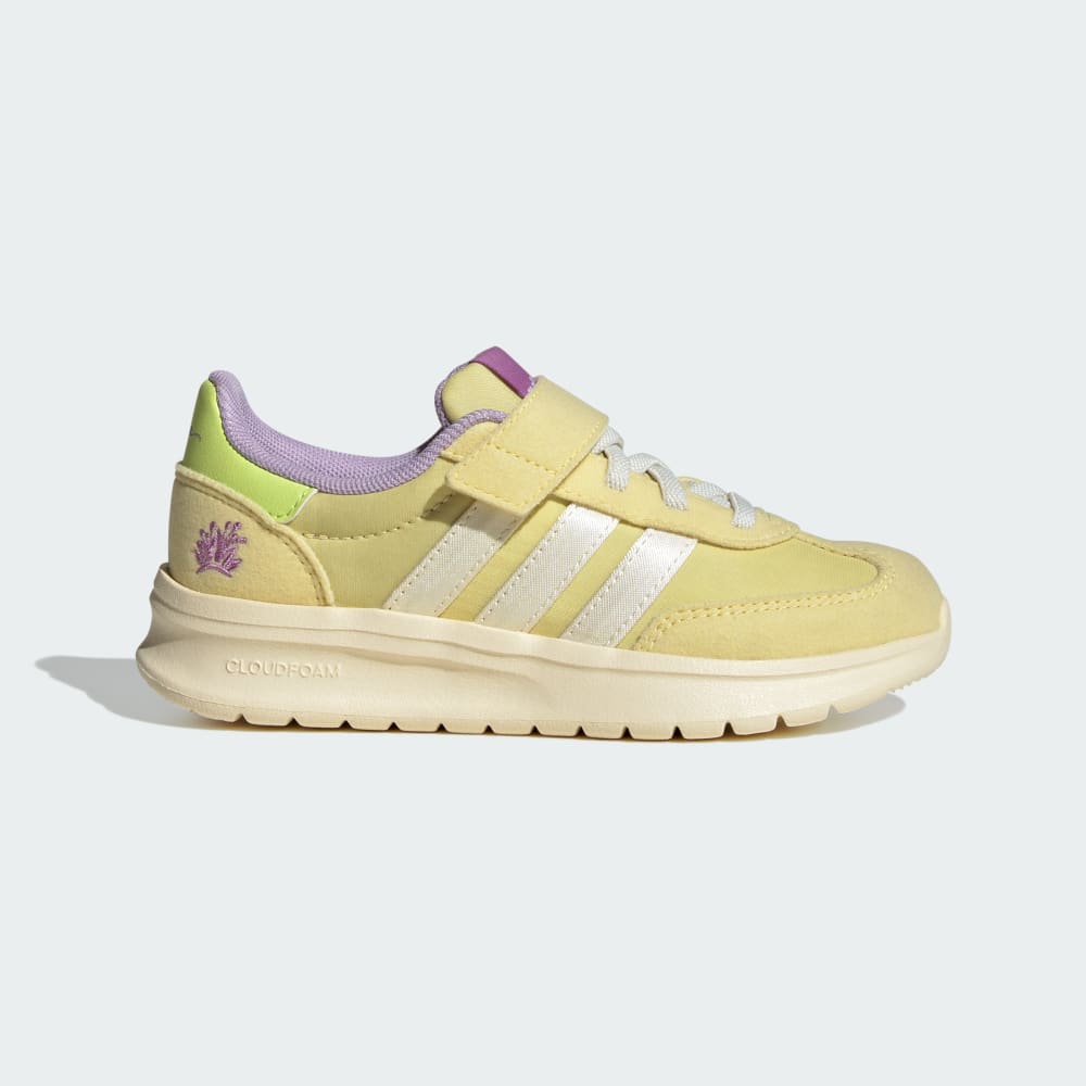 

Кроссовки Adidas Disney Tiana Run 70s 2.0 Shoes Kids, цвет Powder Yellow/Cream White/Powder Plum