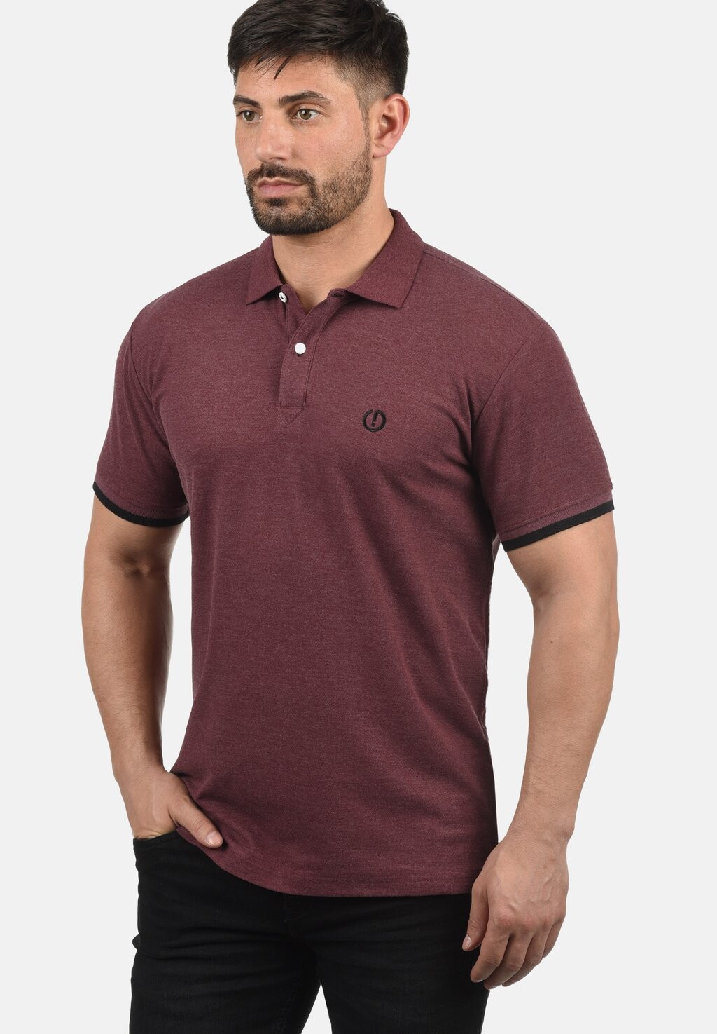 

Толстовка Benjamin Solid, цвет wine red melange