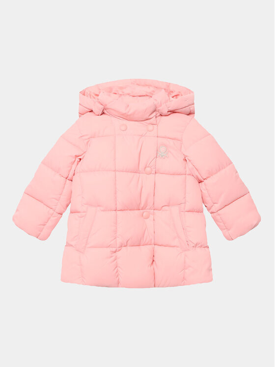 

Пуховик стандартного кроя United Colors Of Benetton, розовый