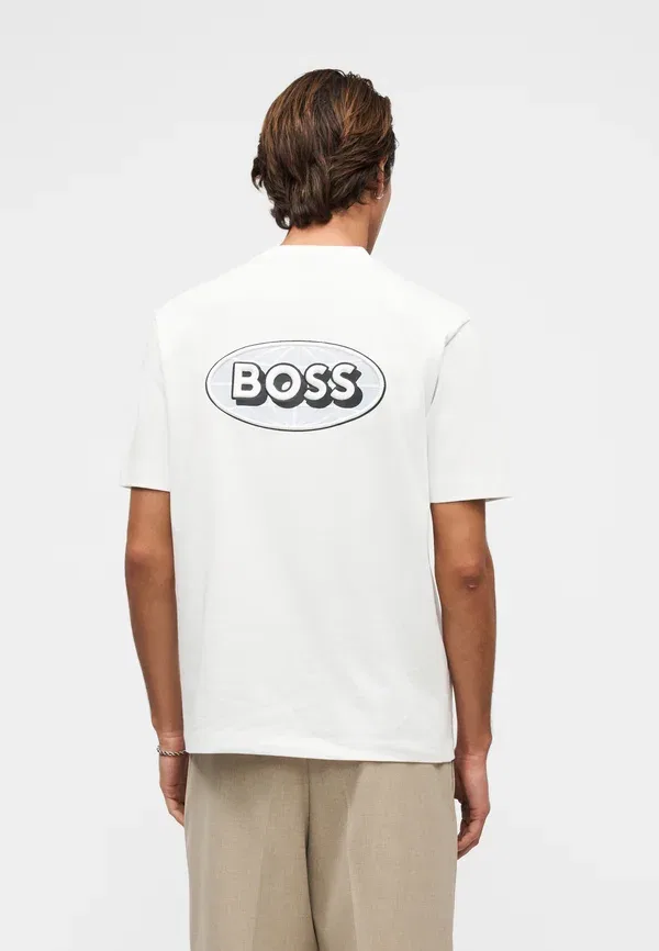 Футболка принтованная Boss, белый — фото 3