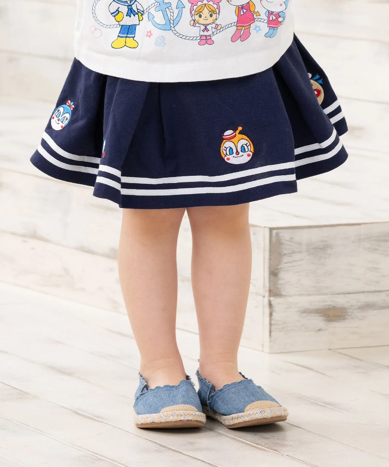 Брюки Детская коллекция ANPANMAN / (K) Морские кюлоты Anpanman Kids Collection, Navy
