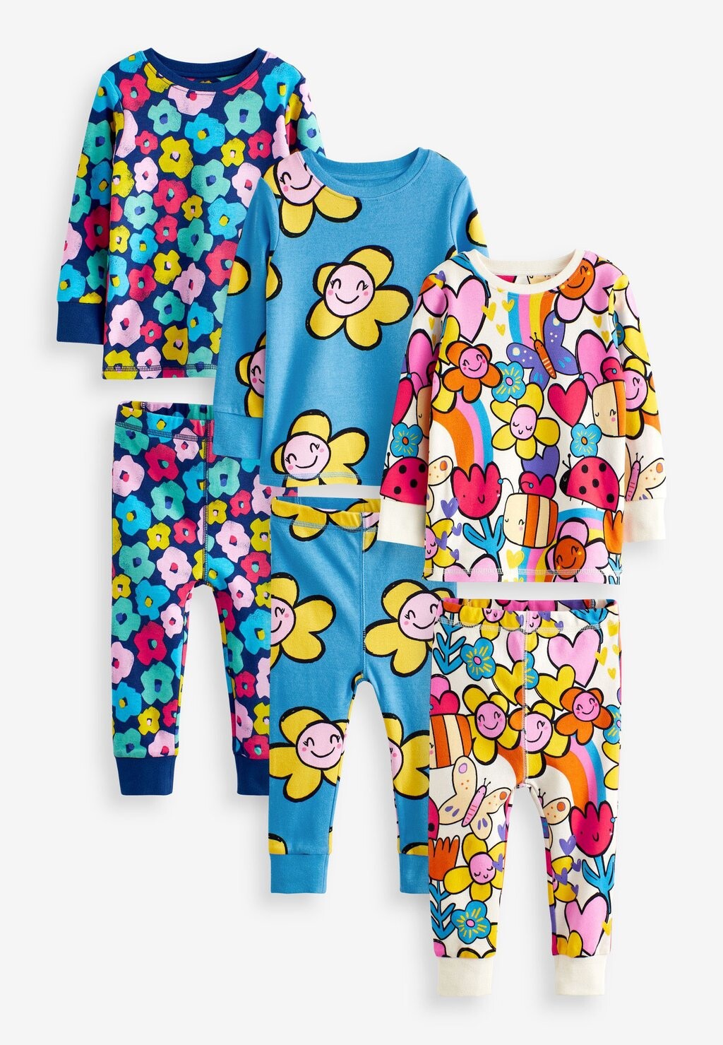

Пижамы 3 Пакета Snuggle Piama Next, цвет multi bright floral character