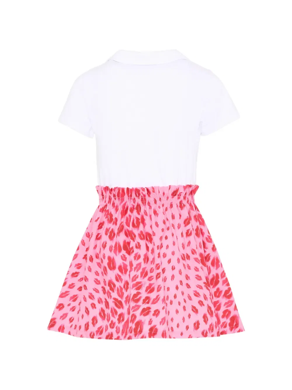 Платье с короткими рукавами и принтом Just Cavalli Kids, розовый — фото 2