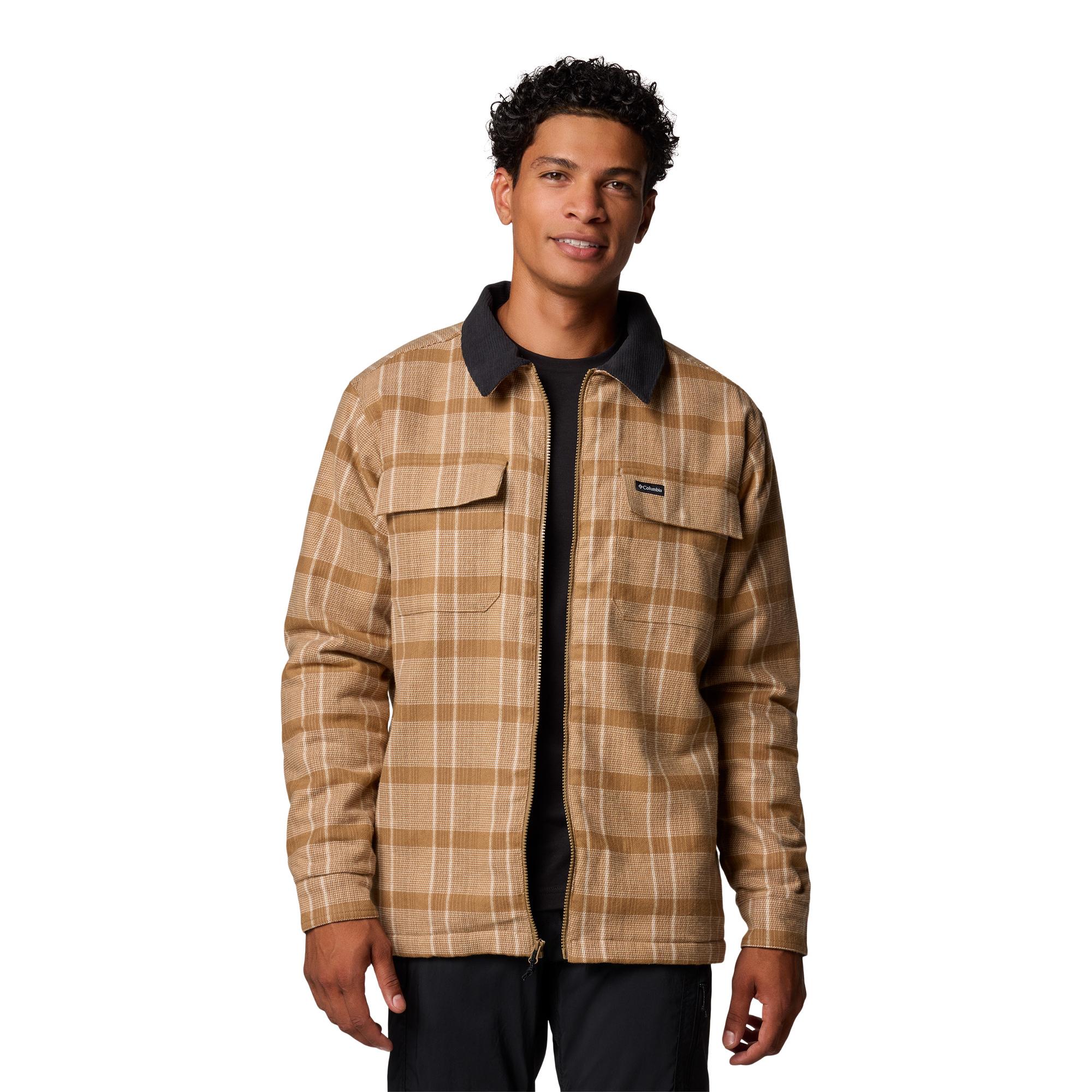 

Мужская рубашка-куртка Pitchstone Heavyweight Columbia, Delta Boro Plaid
