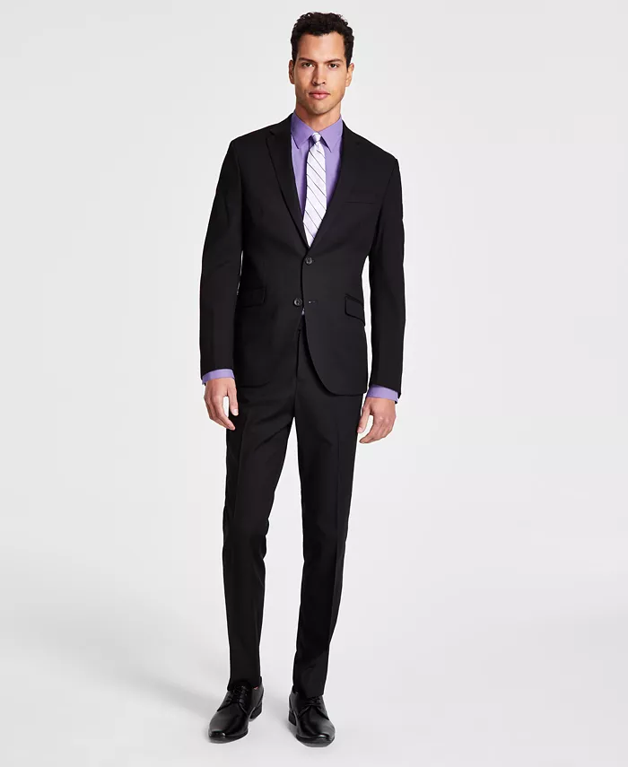 

Мужской костюм Ready Flex Slim-Fit Kenneth Cole Reaction, черный