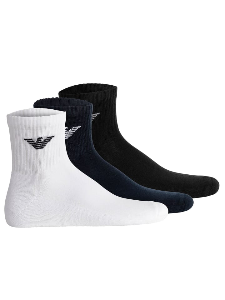 

Носки Emporio Armani, белый/черный/синий