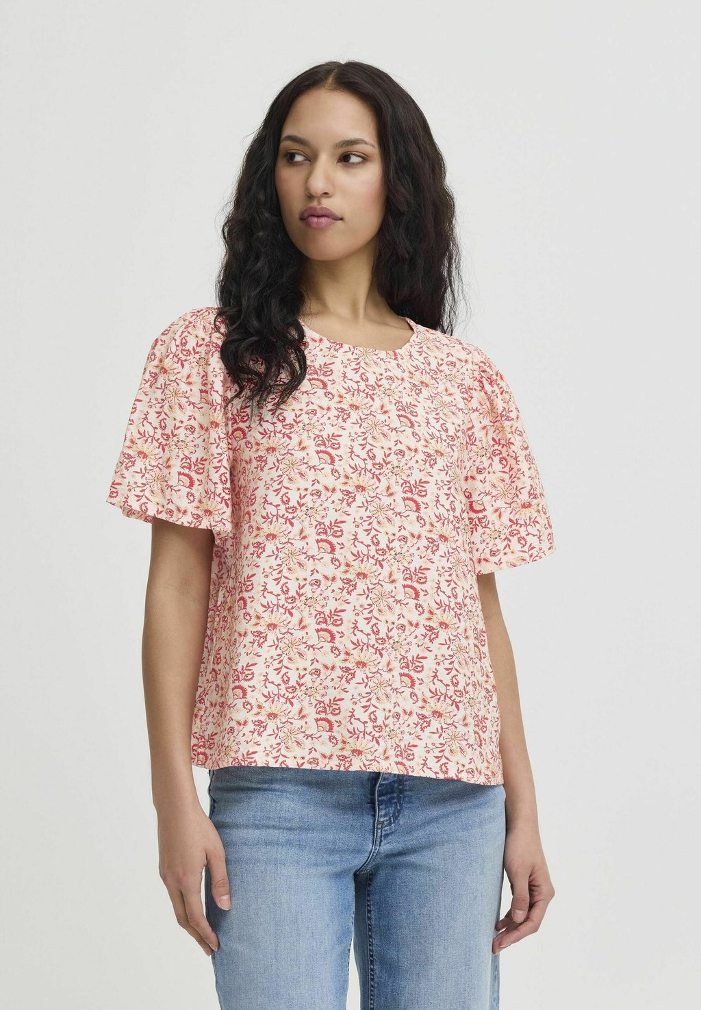 

Блуза IXHARPER - Print T-shirt ICHI, красный