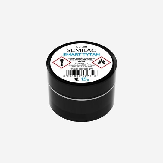 

Прозрачный строительный гель 15 г Semilac Smart Tytan Builder Gel