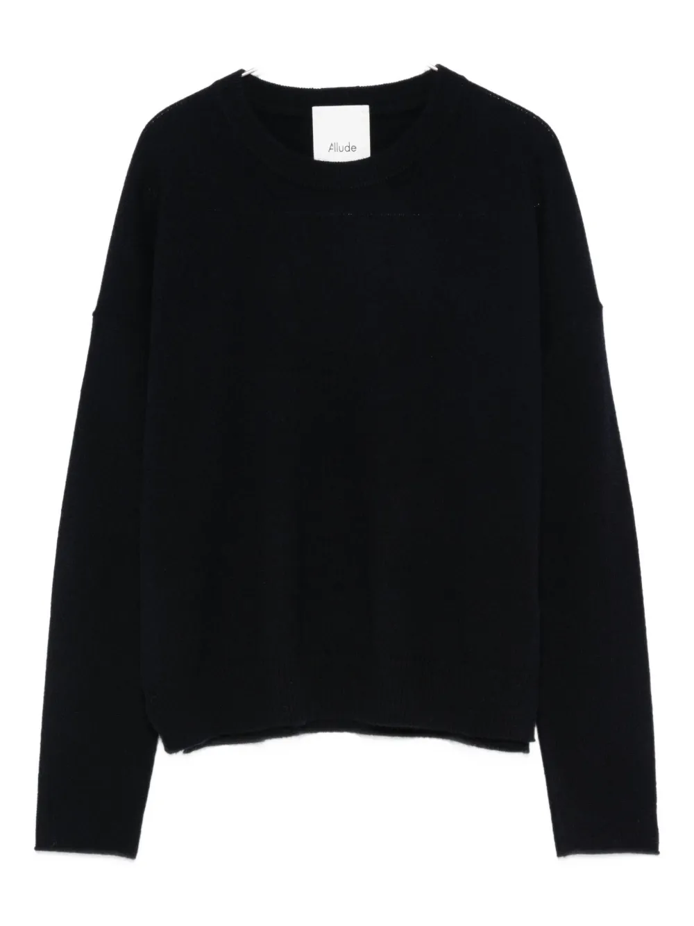 

Кашемировый свитер с круглым вырезом ALLUDE, синий