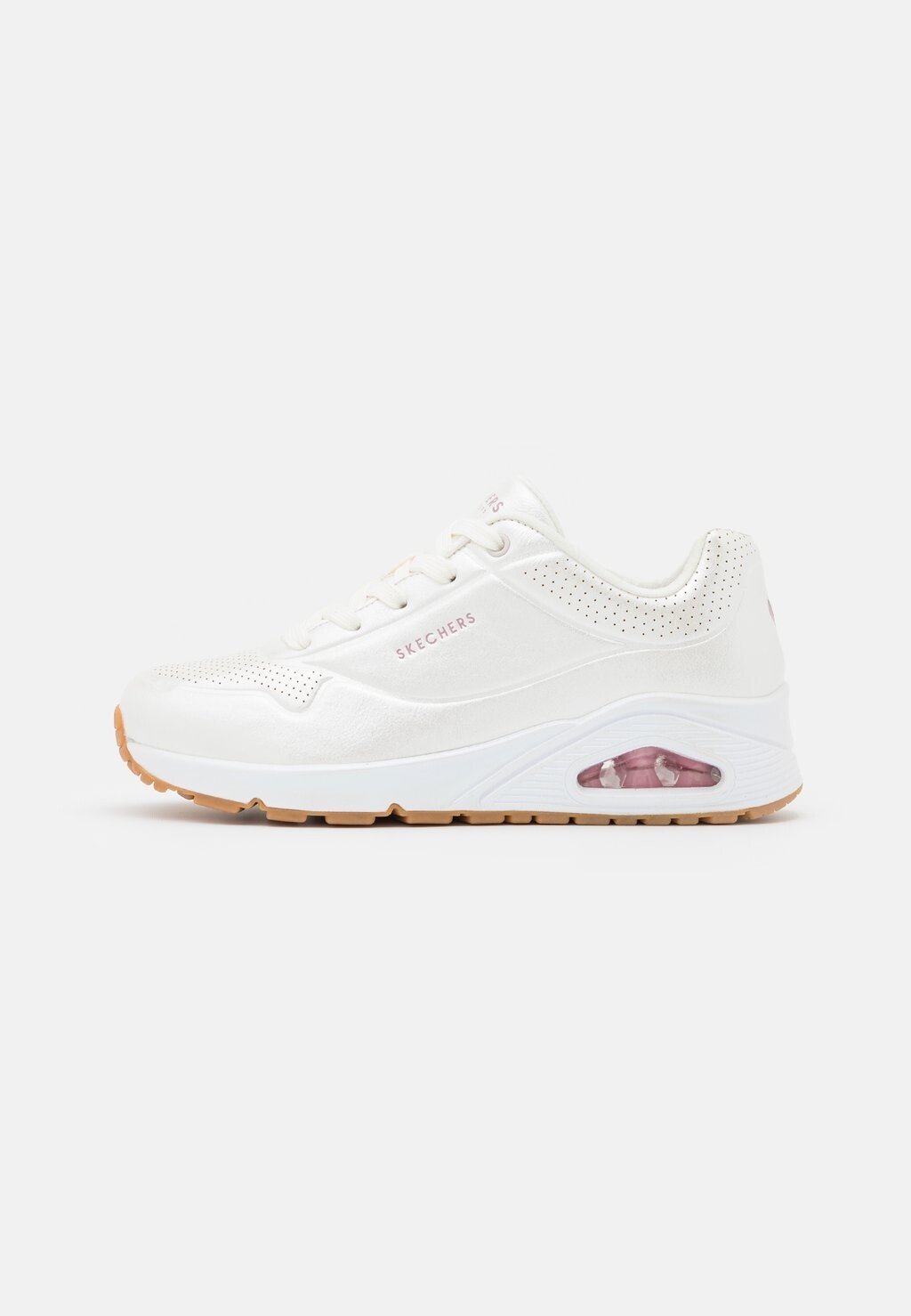 Кроссовки низкие UNO Skechers Sport, цвет white/light pink — фото 2