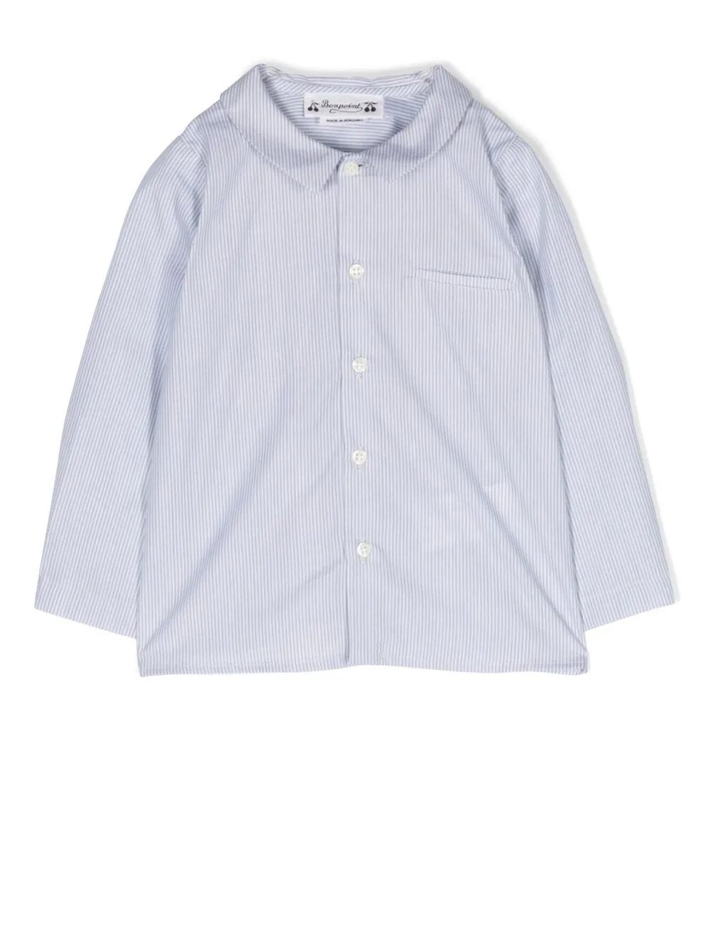 

Рубашка в полоску Bonpoint, серый
