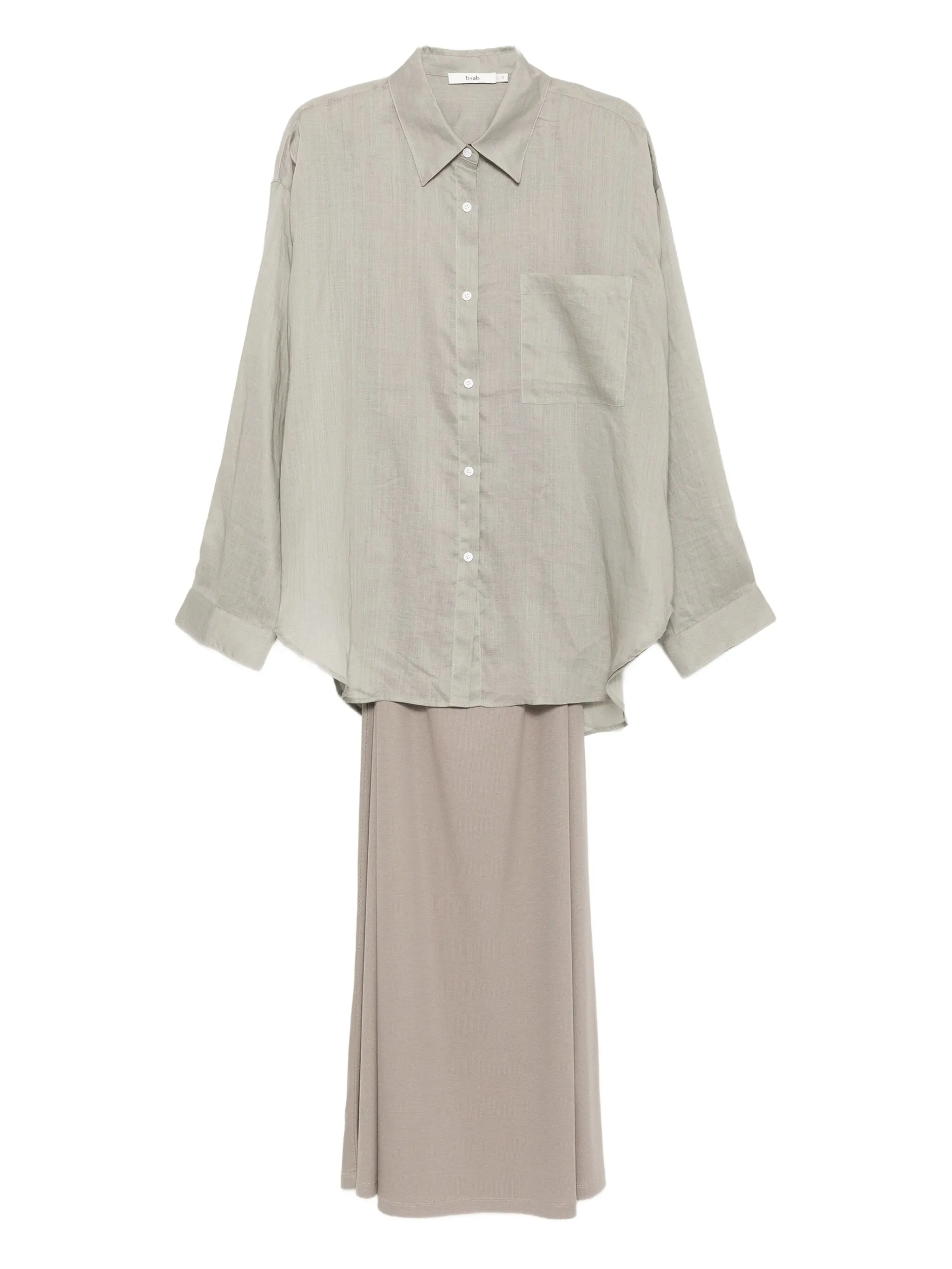 

Комплект из платья и рубашки B+Ab, серый