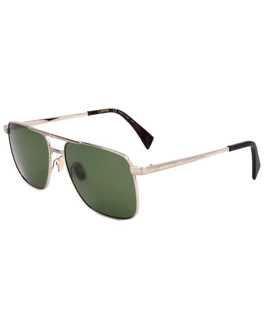 

LANVIN Унисекс LVN120S 58 мм солнцезащитные очки, золотой