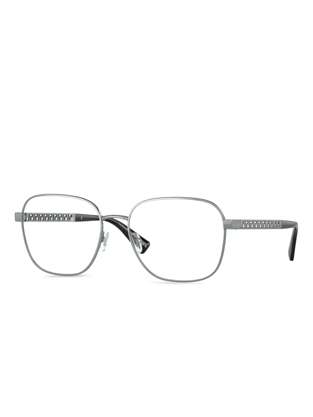 

Очки в квадратной оправе Versace Eyewear, серый