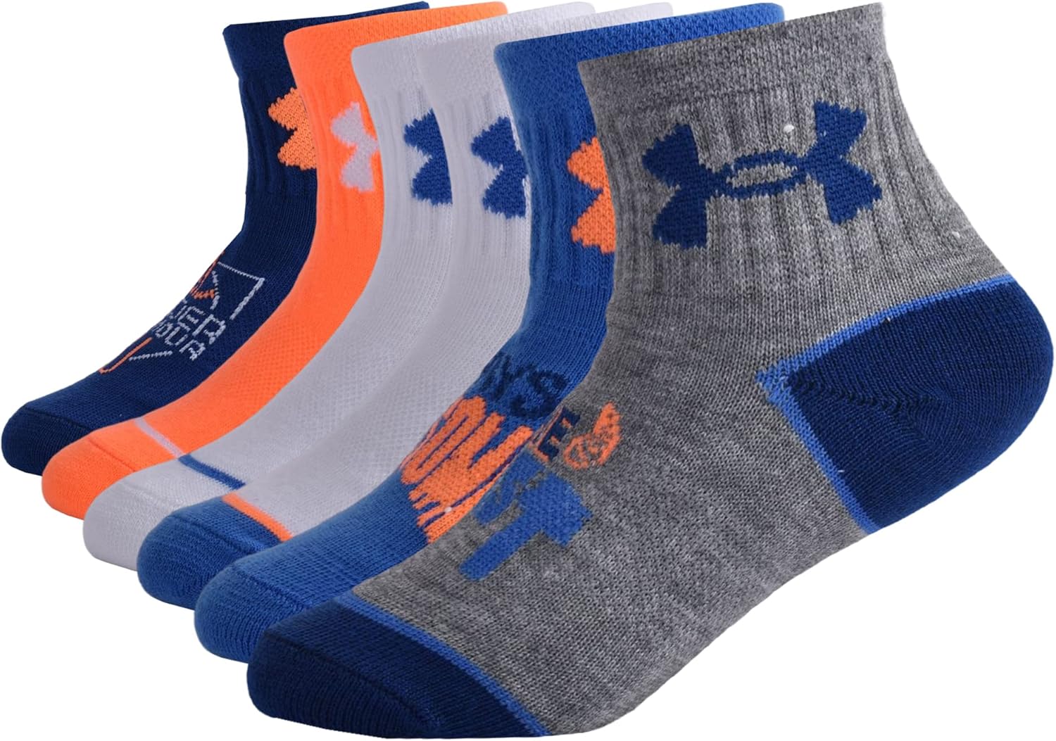 

Набор носков Under Armour для мальчиков (мультипликационный комплект), Light Gray Heather