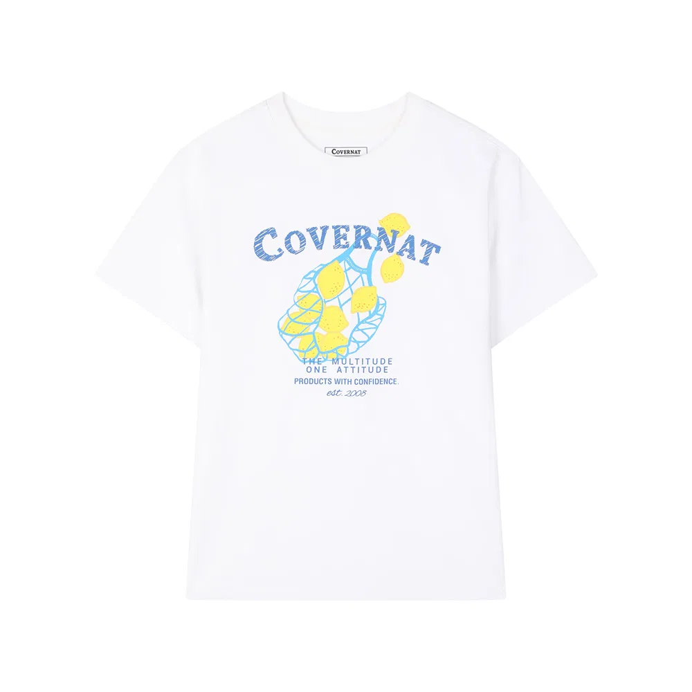 Детская футболка Fruity Tropical белая от Covernat Kids