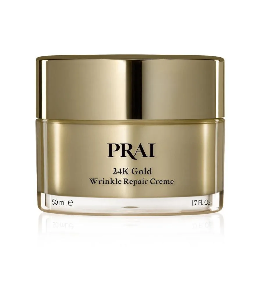 Крем для лица Prai Beauty — Для разглаживания морщин с -каратным золотом, 50 мл