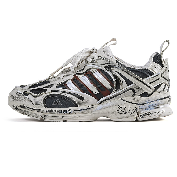 

Кроссовки Spiritain 2000 унисекс с низким верхом, черный, серый Adidas