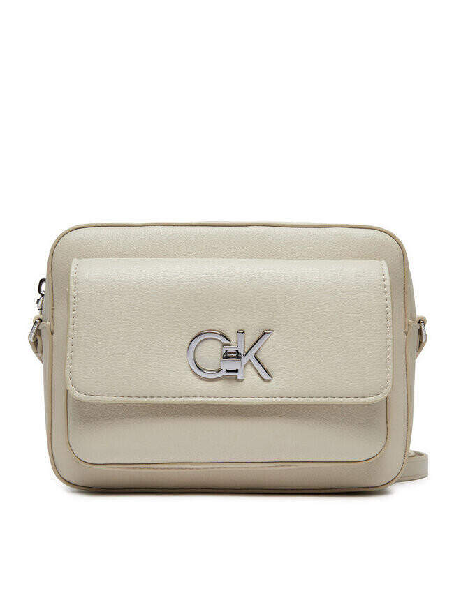 

Наплечная сумка Re-Lock Camera Calvin Klein, экрю