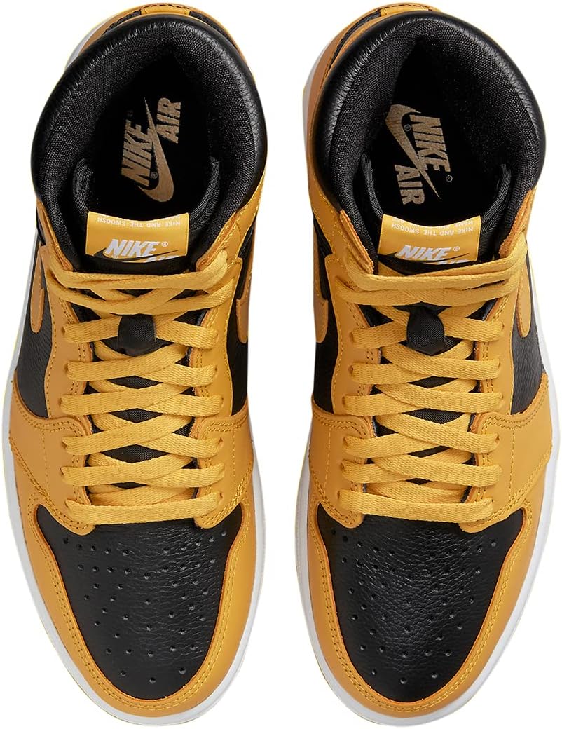 Мужские кроссовки Nike Air Jordan 1 Retro High OG, желтый — фото 4