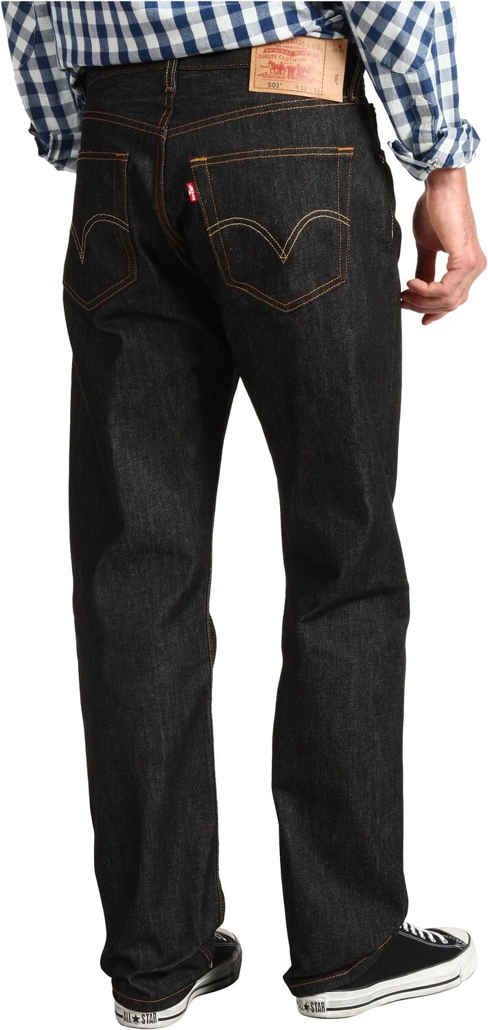 

Джинсы 501 Original Shrink-to-Fit Jeans Levi's, цвет Black Shrink to Fit