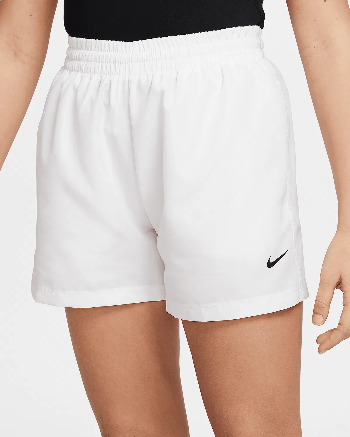 Детские шорты Nike Dri-FIT 4" Woven Shorts Big Kids' Multi, White/Black — фото 2