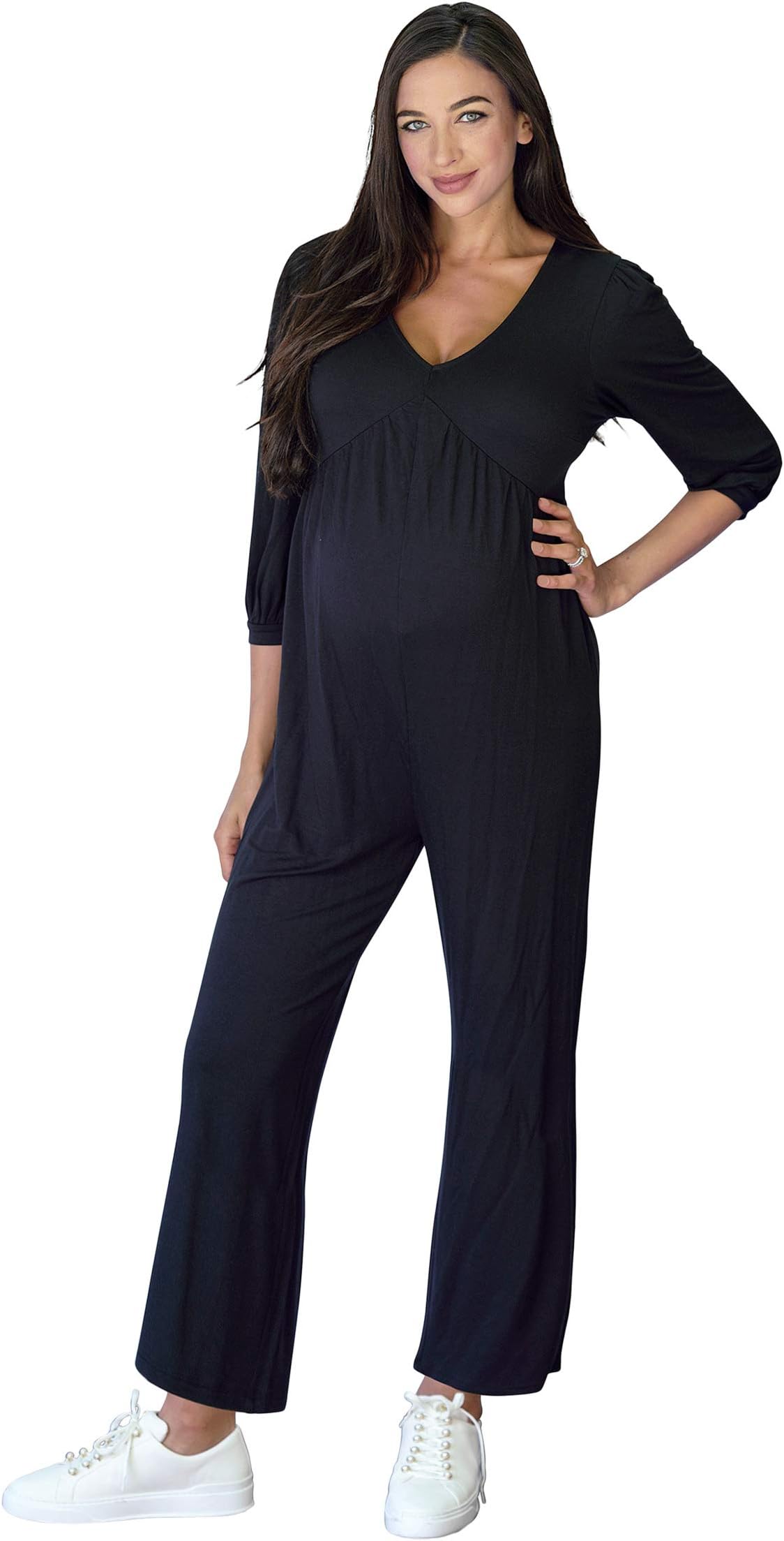 

Комбинезон Ingrid & Isabel Maternity V-Neck Jumpsuit, черный