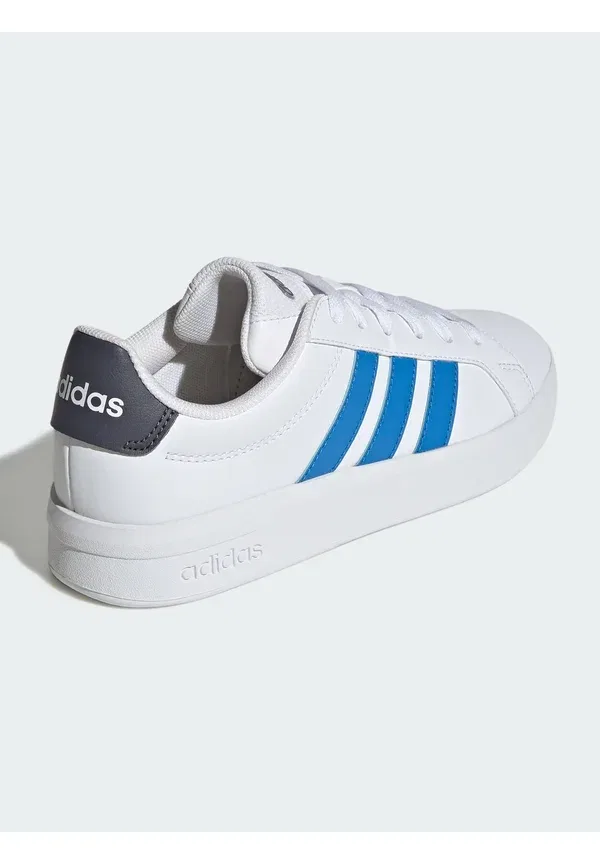 Кроссовки Adidas Grand Court 3.0 Junior Trainers, облачно-белый, прозрачно-лучисто-синий, аврора-оникс — фото 4