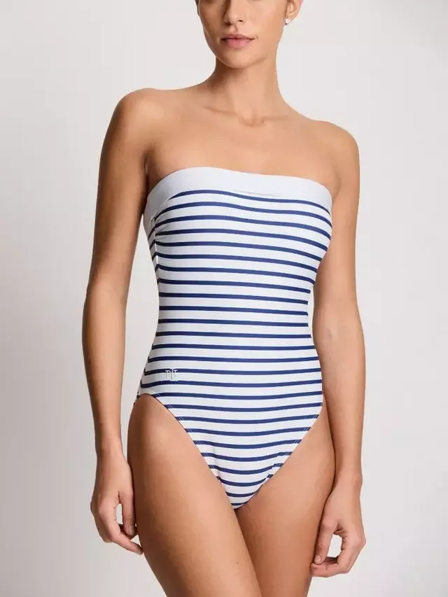 Купальник-бандо Lauren Stripe, цвет морской берег Ralph Lauren — фото 4