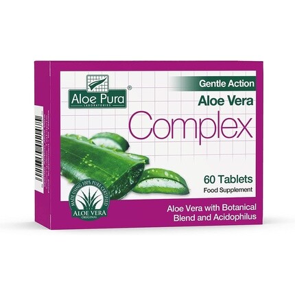 

Aloe Pura Aloe Vera Комплекс Gentle Action Таблетки 60 таблеток, Фиолетовый, Aloe Pura Aloe Vera Комплекс Gentle Action Таблетки 60 таблеток