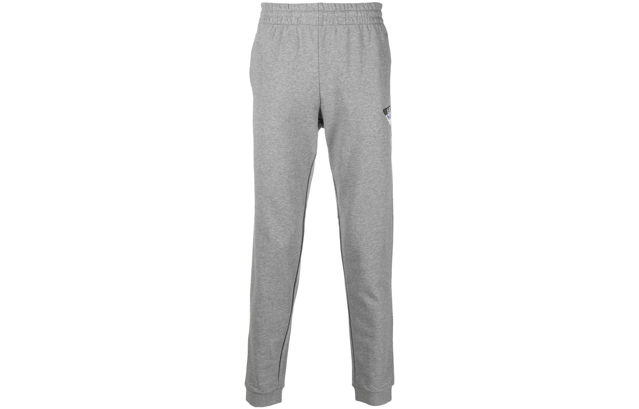 

Вязаные спортивные штаны мужские серые EMPORIO ARMANI, серый