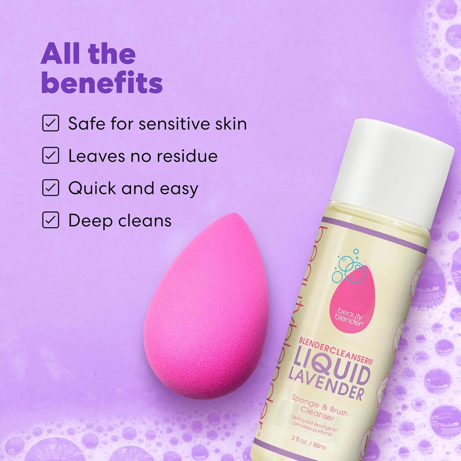 Очищающее средство «Liquid blendercleanser» для спонжей и кистей от beautyblender Beautyblender — фото 3
