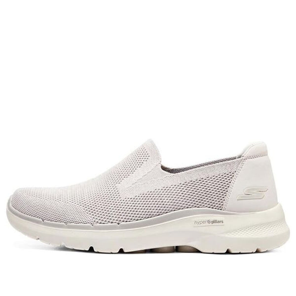 

Кроссовки go walk 6 'off white' Skechers, белый